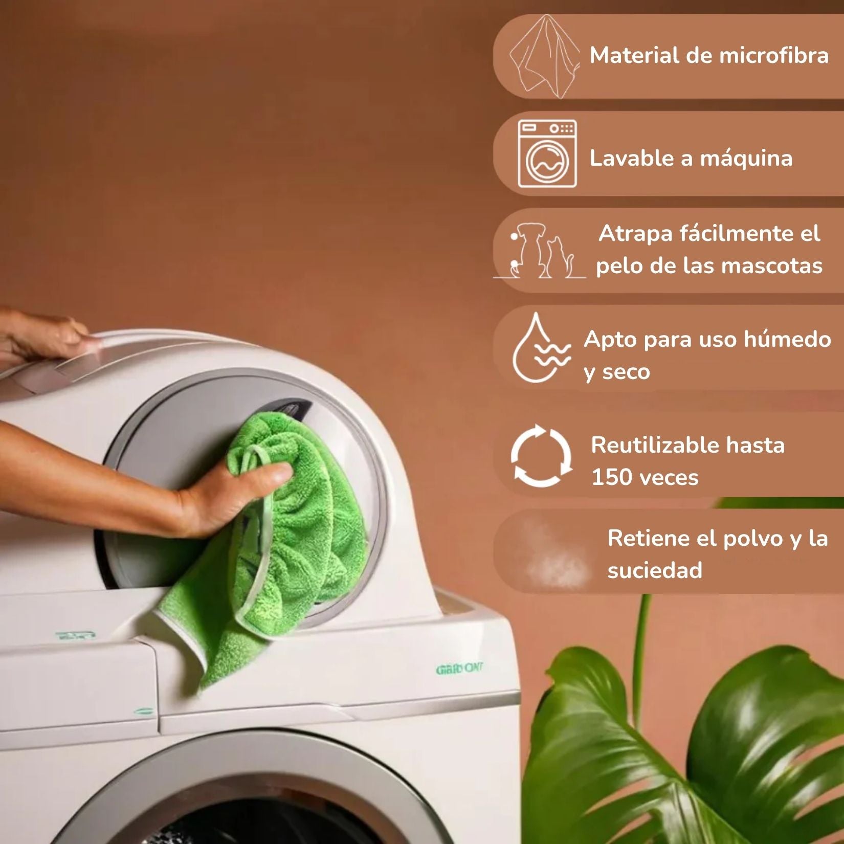 EcoFrega - Paños Reutilizables para Swiffer | Compra 2 y LLÉVATE 2 GRATIS