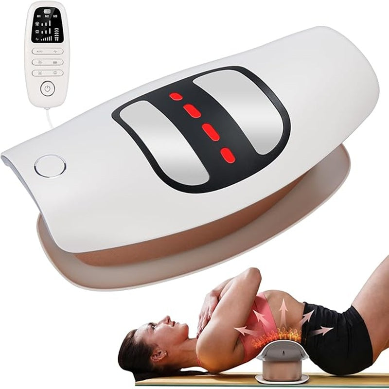 4-in-1-lendenmassageapparaat met warmte, vibratie en elektrostimulatie