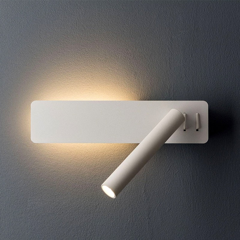 Draaibare LED-leeslamp met sfeerverlichting voor de slaapkamer