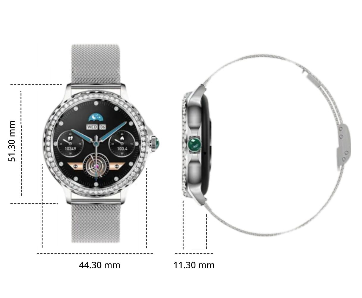 Hermoso Reloj Inteligente Multifuncional para Mujeres