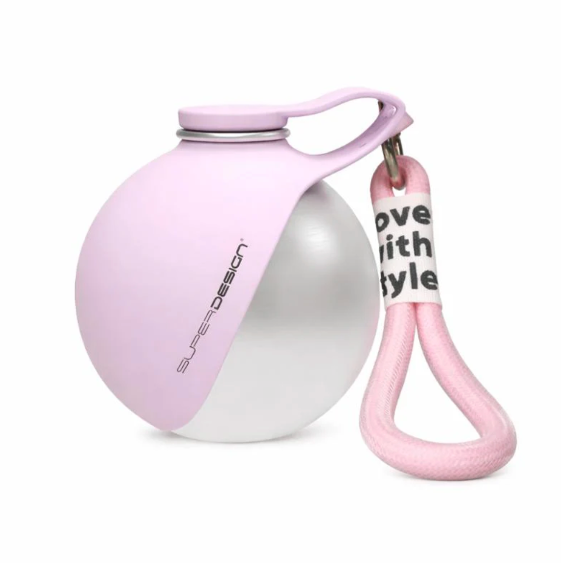 Botella de Agua Portátil para Perros de 250 ml con Bebedero Plegable