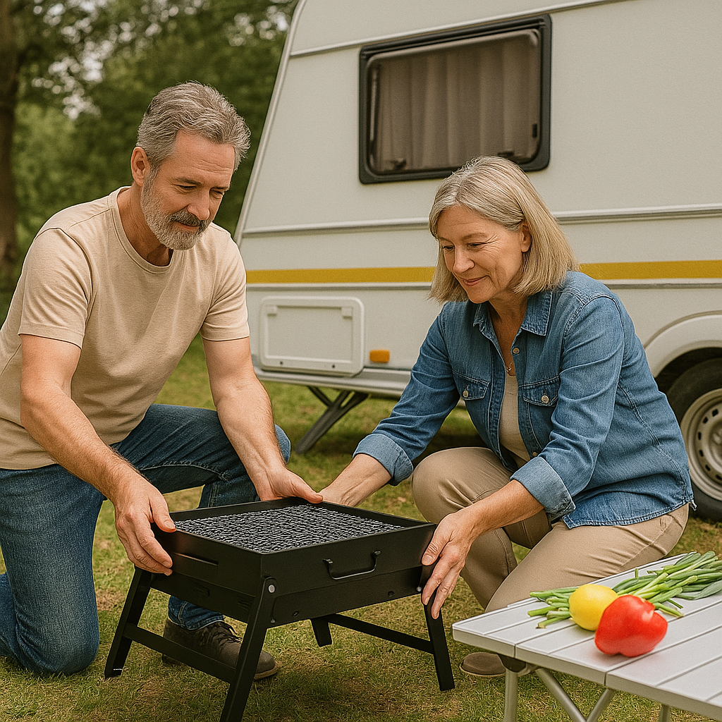 GrillMate - Barbacoa de viaje plegable