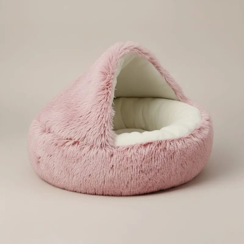 CozyCave™ - Cama de Peluche Suave para Mascotas