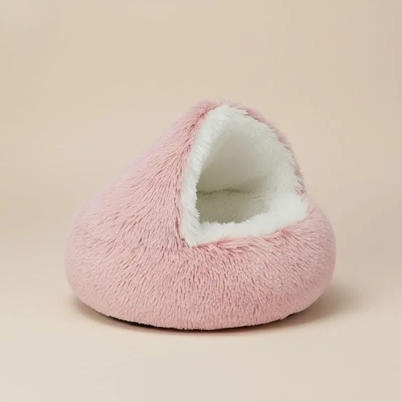 CozyCave™ - Cama de Peluche Suave para Mascotas