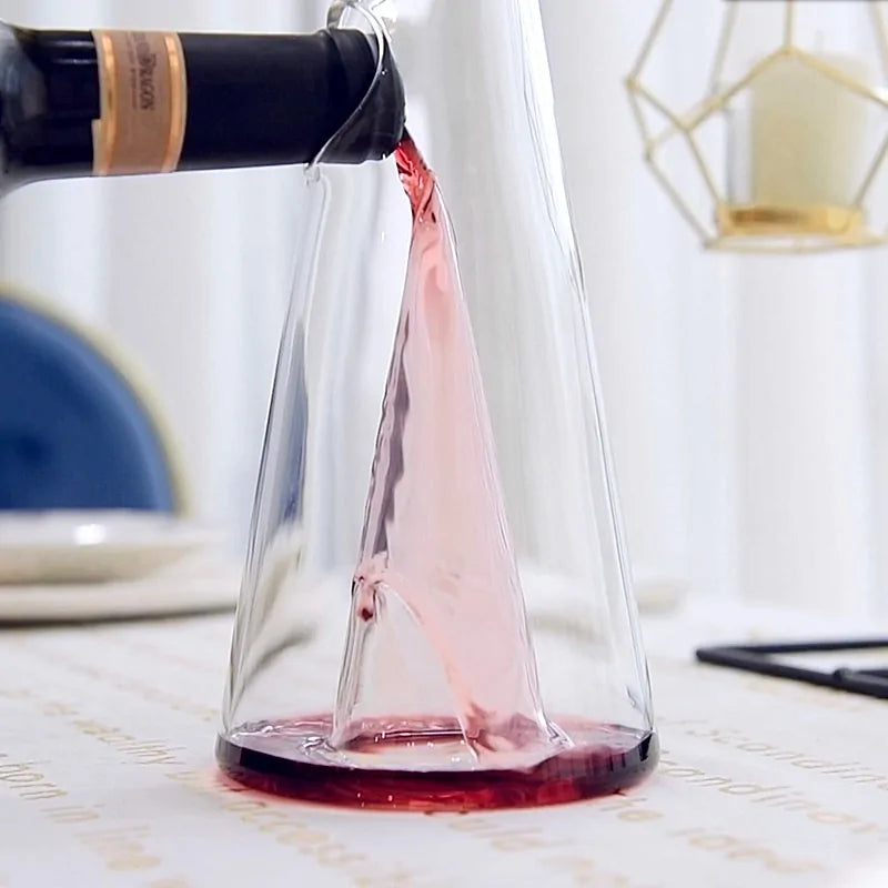 PirámideCristal | Decantador de Vino Transparente