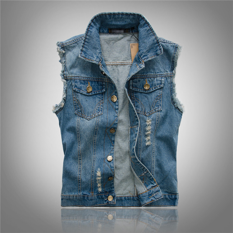 Chaleco de Mezclilla para Hombre | Sin Mangas, Estilo Streetwear