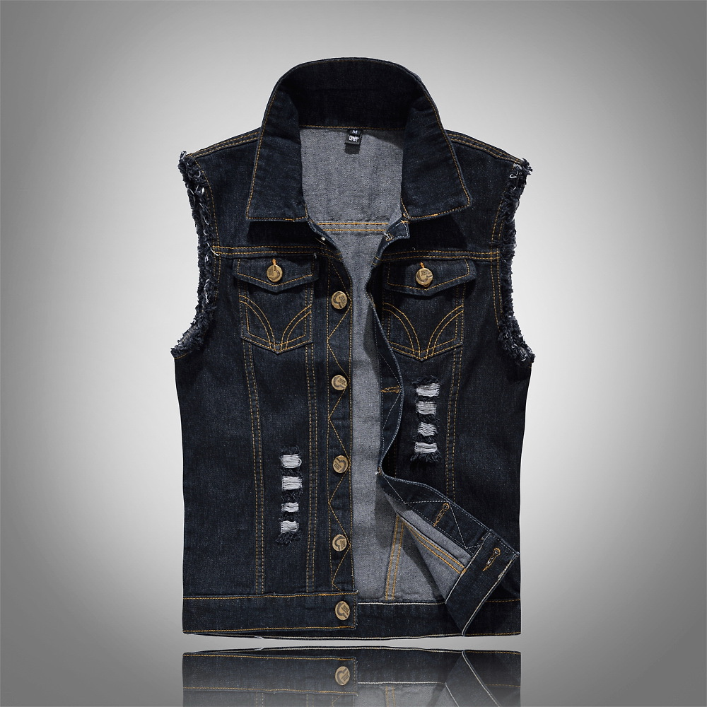 Chaleco de Mezclilla para Hombre | Sin Mangas, Estilo Streetwear