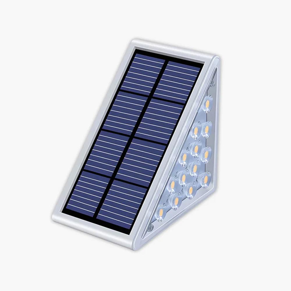 Set led-zonnelampen voor buitentrappen met IP67-bescherming