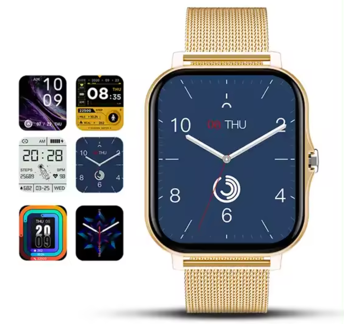 Reloj inteligente elegante con seguimiento de salud y actividad para mujeres - Aivee