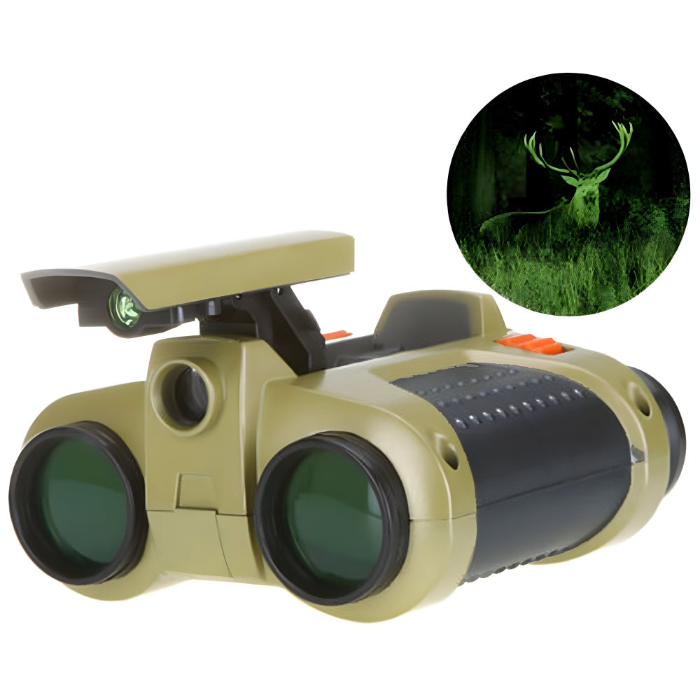 Binoculares de Visión Nocturna para Niños 4x30 Resistentes al Agua