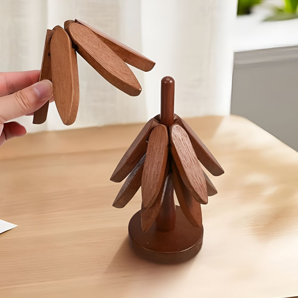 Trivetes de Madera Plegables | Set de 3 Piezas