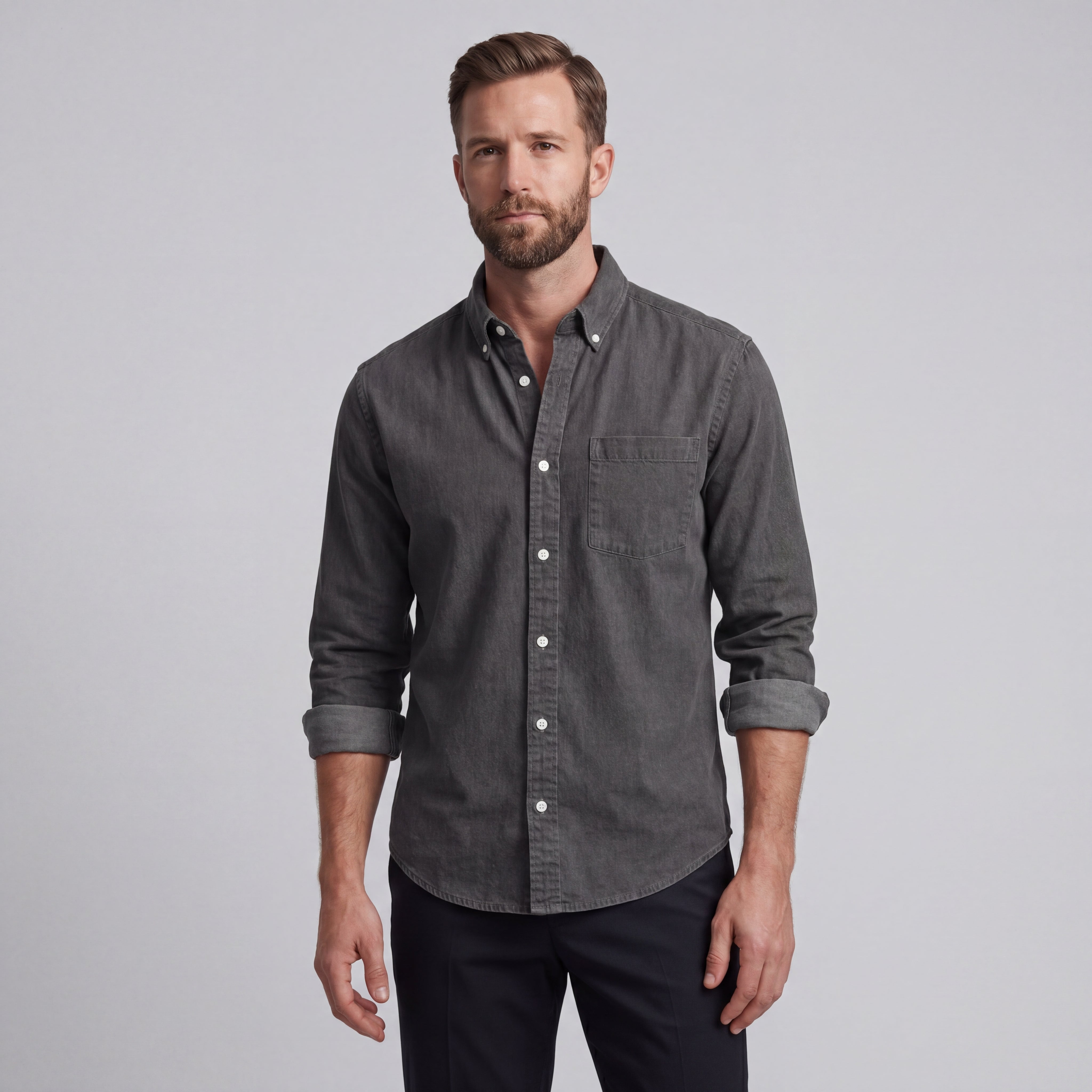 KIKO | CAMISA CASUAL-CHIC - Gris