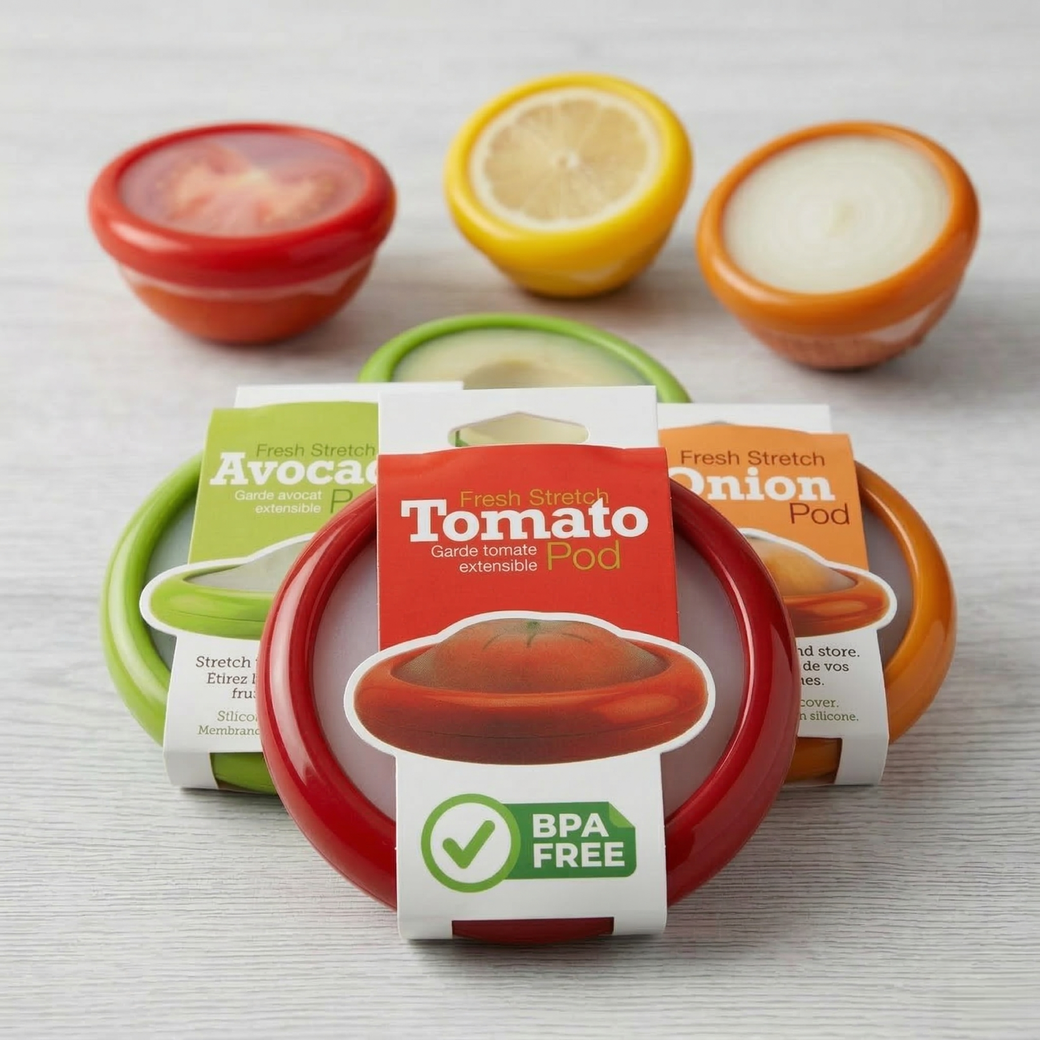 FrescaPod - Conservadores Reutilizables de Frutas y Verduras