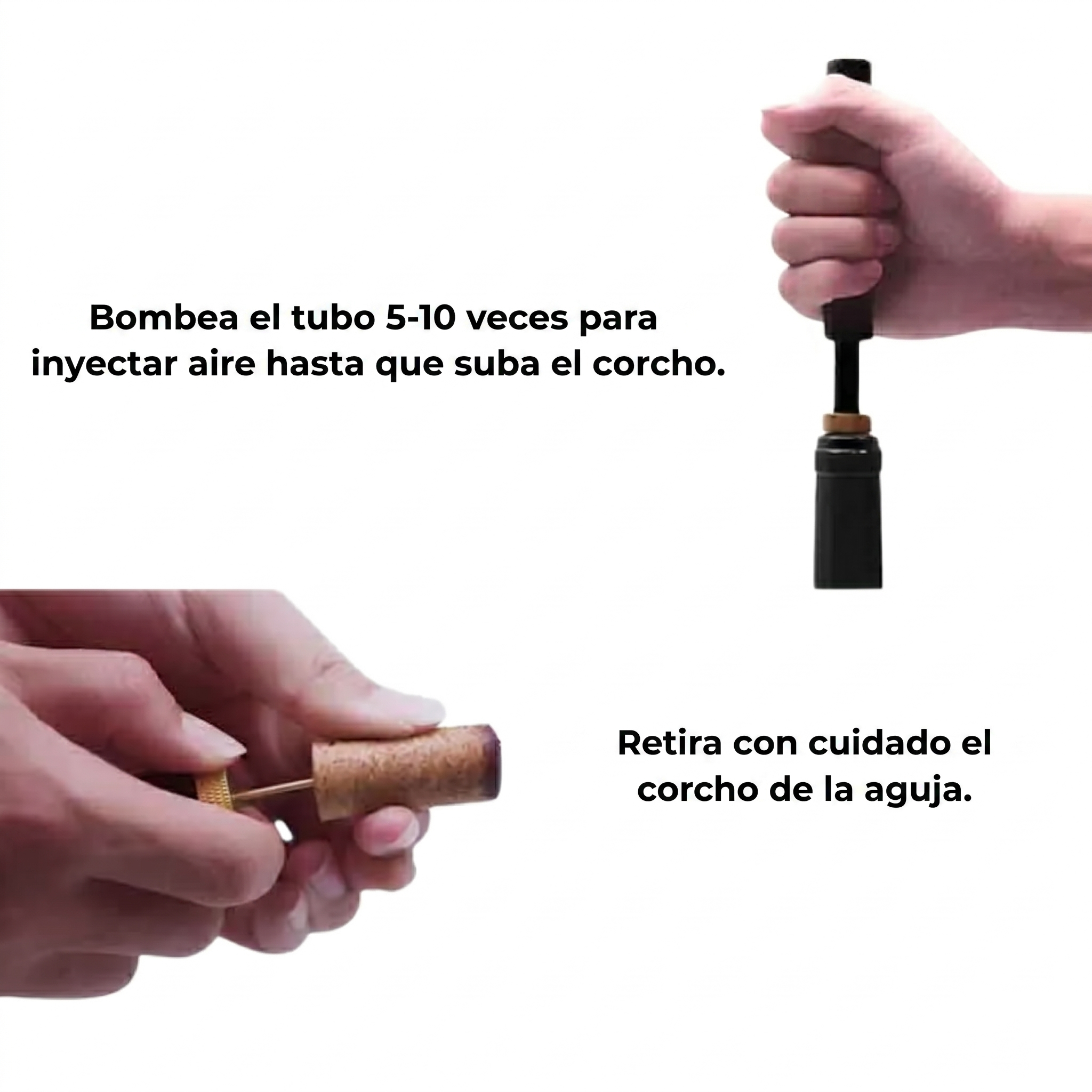 AirPop Descorchador de Vino por Presión de Aire