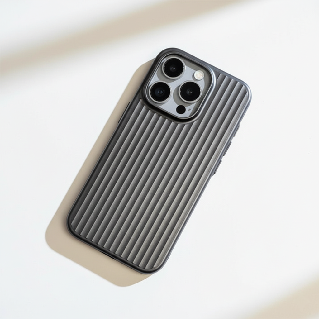 Fundas de teléfono con acabado metálico, estructura robusta