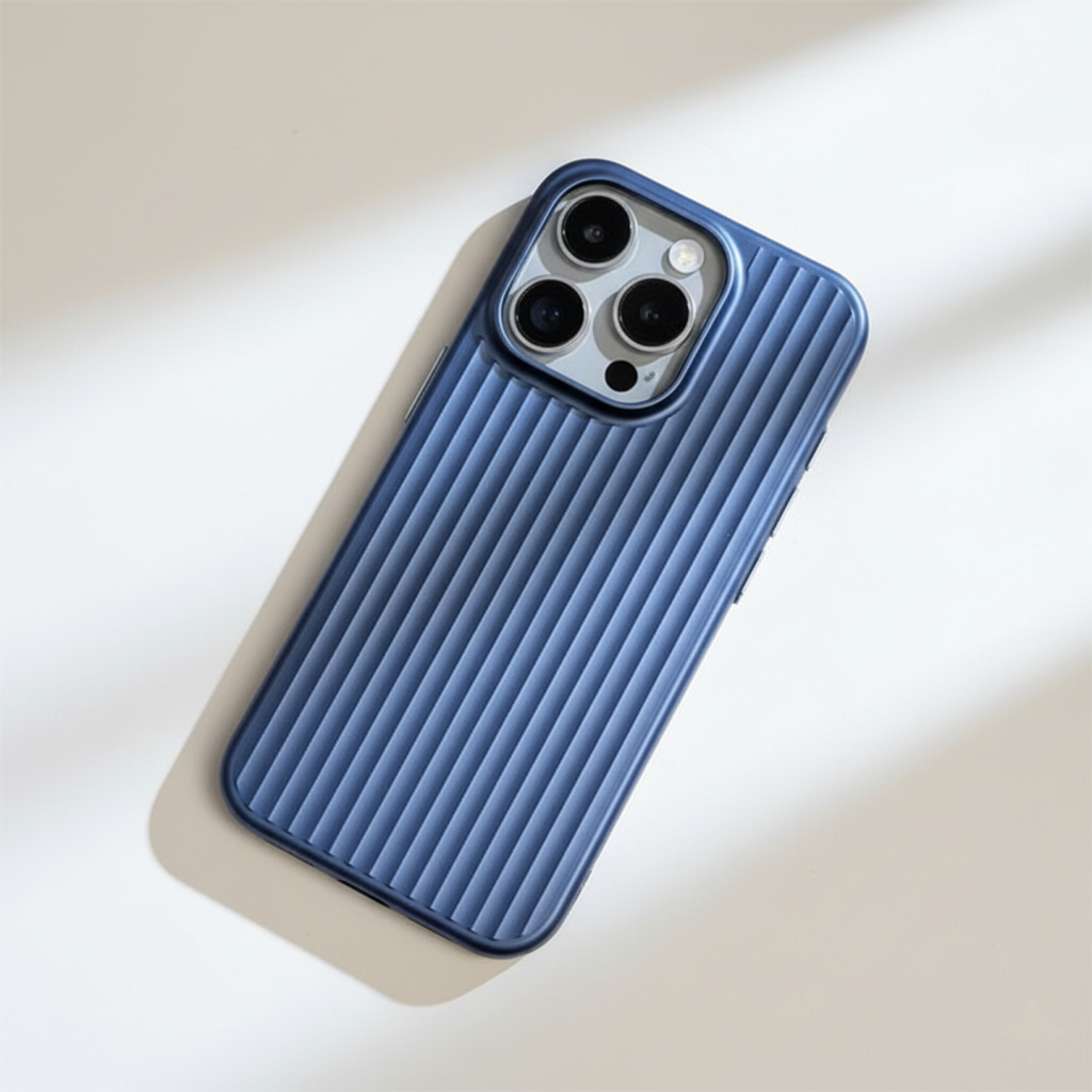 Fundas de teléfono con acabado metálico, estructura robusta