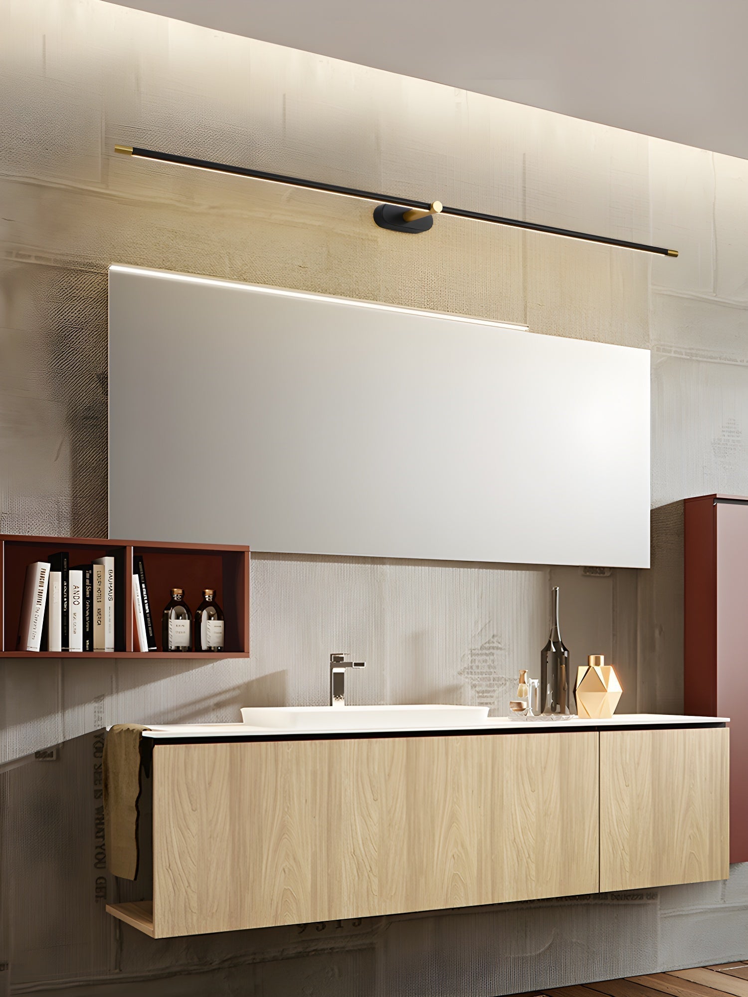 Lámpara de Pared Lineal Moderna Diseño Minimalista Delgado