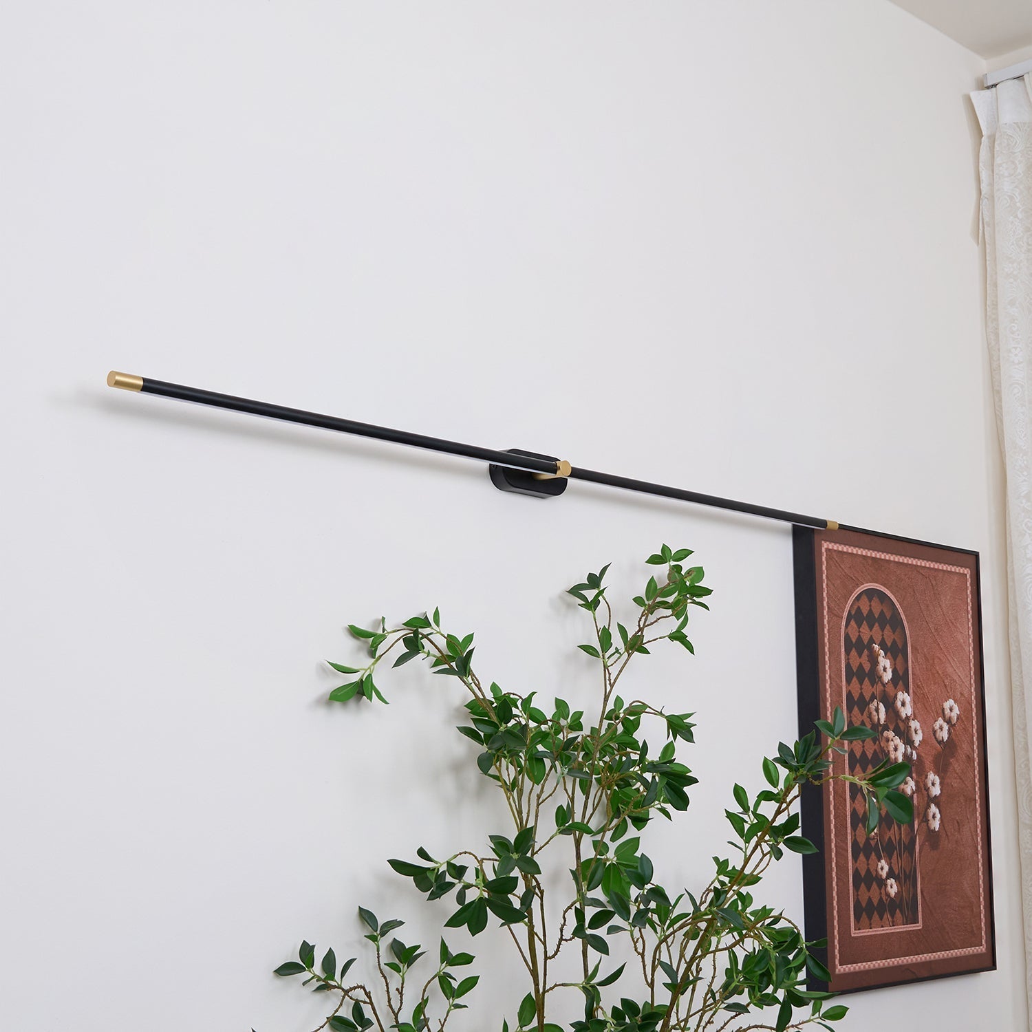 Lámpara de Pared Lineal Moderna Diseño Minimalista Delgado