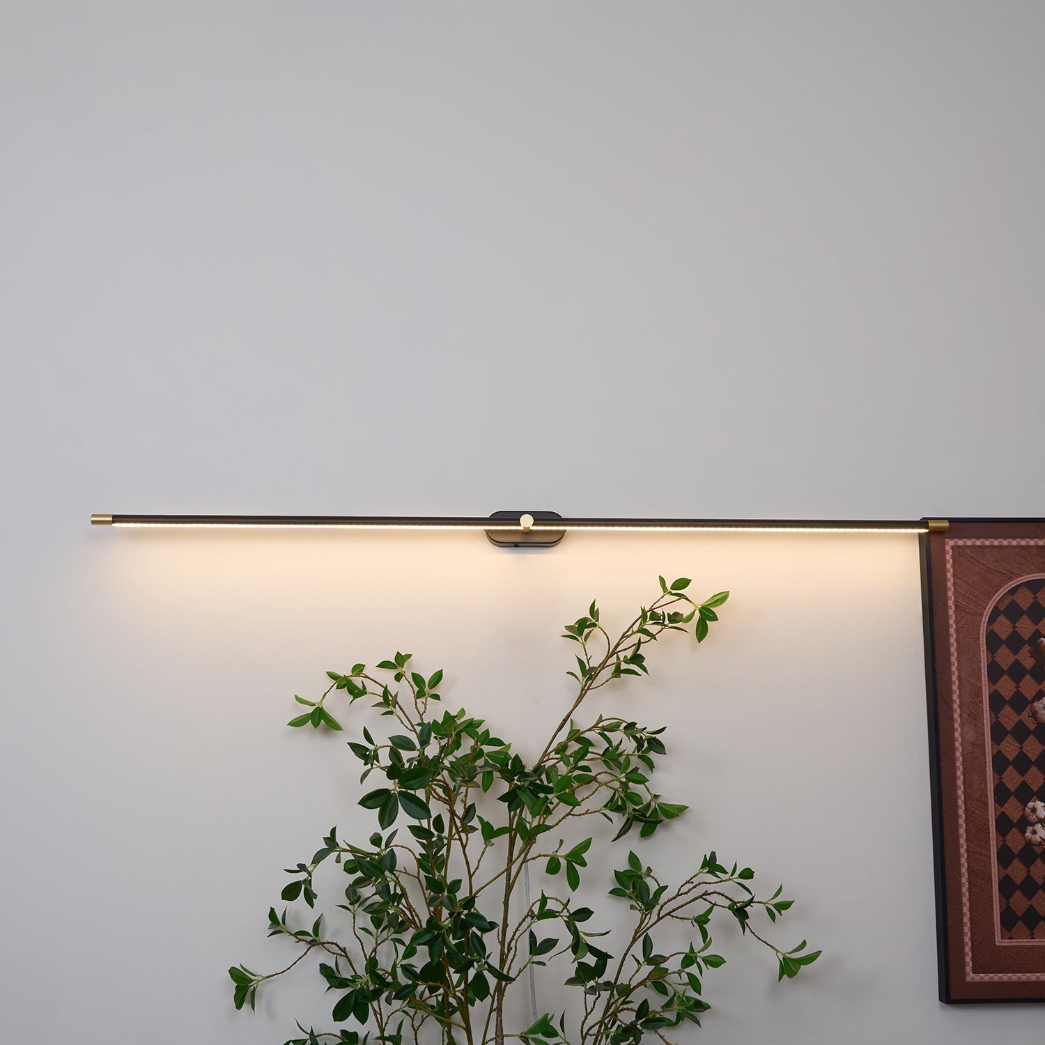 Lámpara de Pared Lineal Moderna Diseño Minimalista Delgado