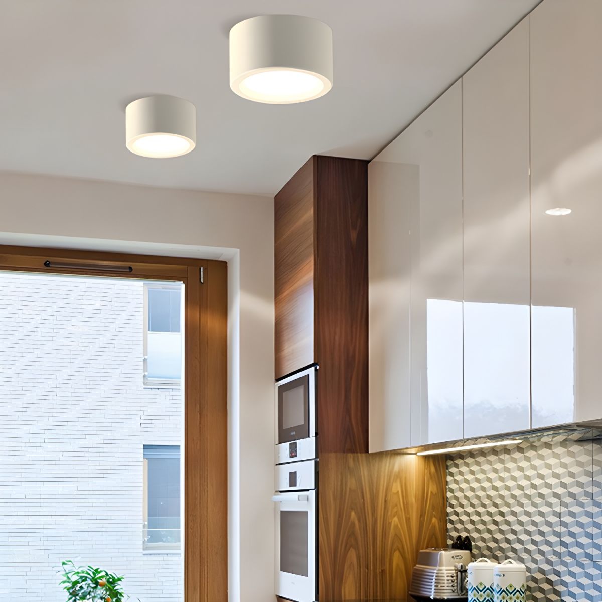 Ronde opbouw-ledplafondlamp van 9 tot 21 W voor binnen