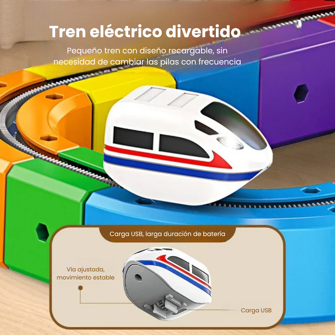 CuboRail DIY – Pista de construcción creativa para niños