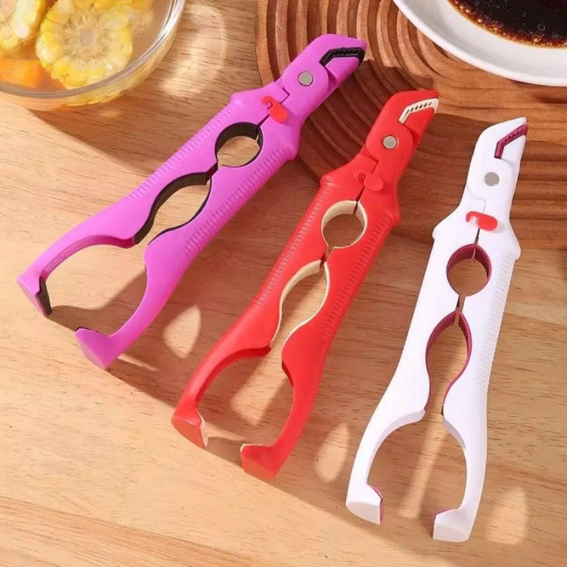 CocinaFirme | Pinza de Cocina 3 en 1 – Levanta, Sujeta y Abre sin Quemarte