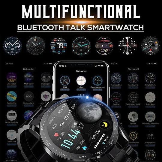 Smartwatch con Llamadas Bluetooth | Monitor de Salud 24h, SpO2, Presión Arterial y Sueño