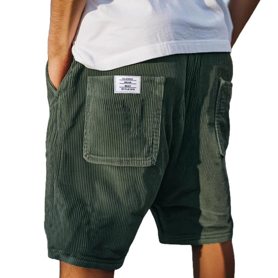 VICTOR | PANTALONES CORTOS ELEGANTES - Verde Oscuro