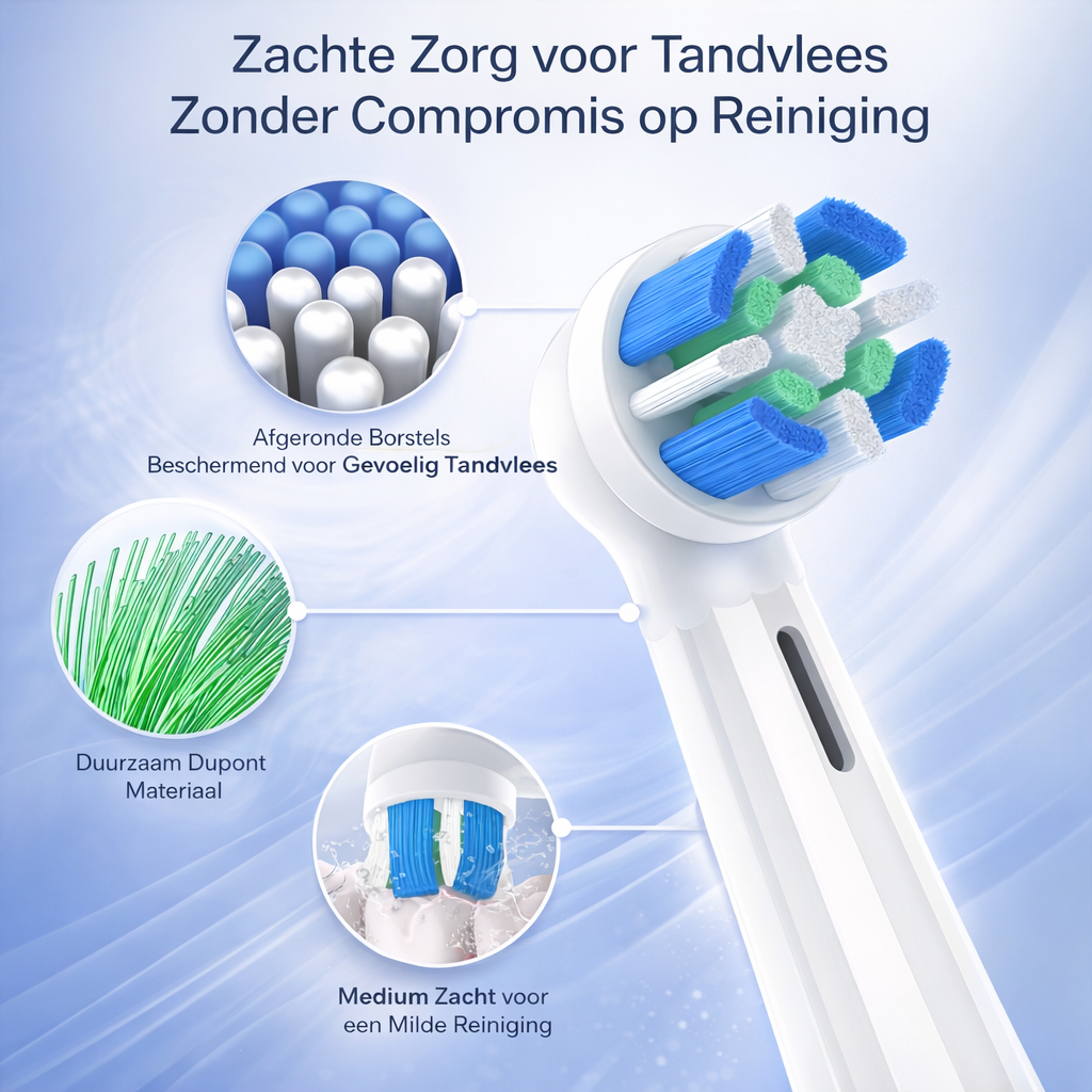 Pack van 10 compatibele opzetborstels voor elektrische Oral-B iO Series 2–10-tandenborstels