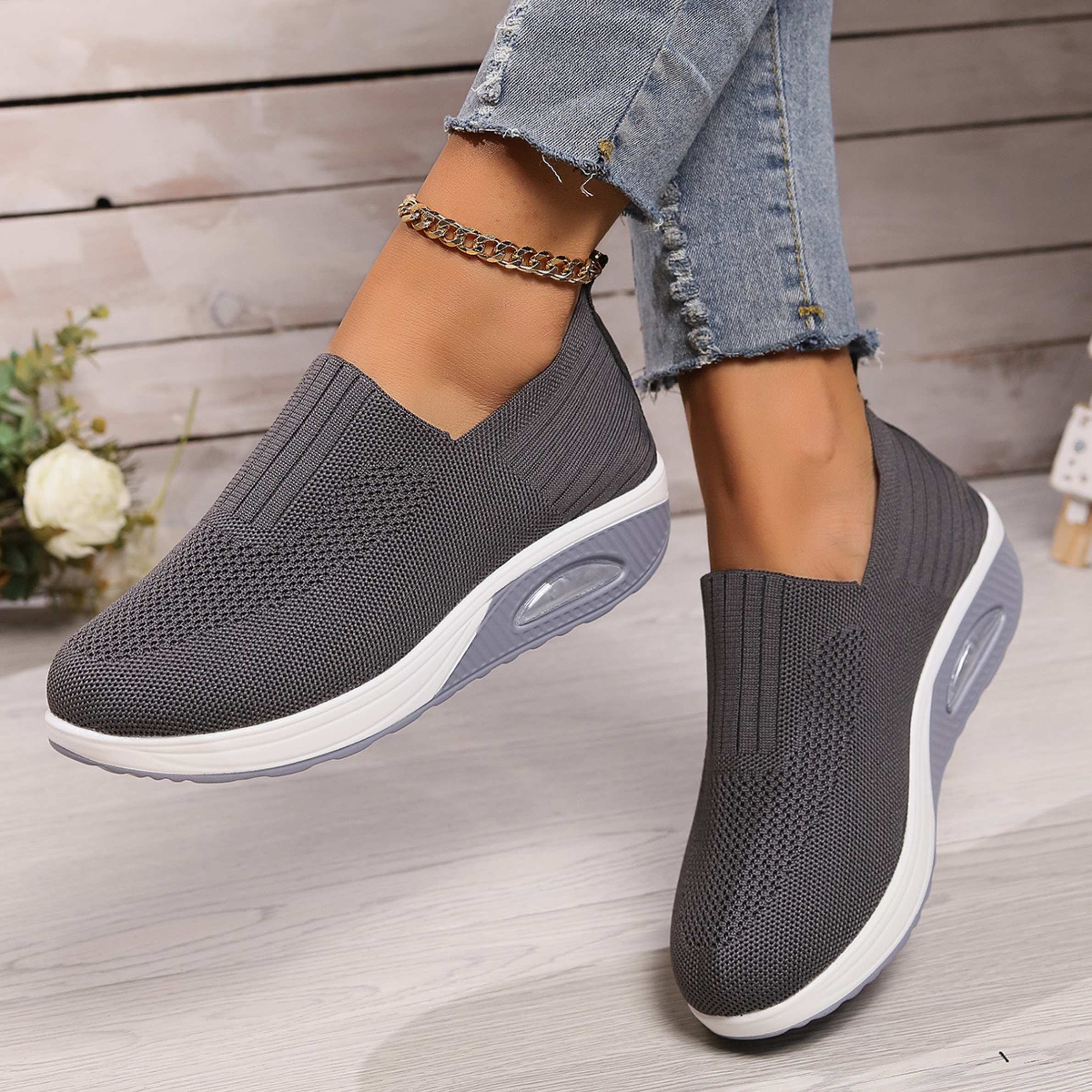 Zapatos Cómodos para Mujer | Suela Acolchada y Fáciles de Poner