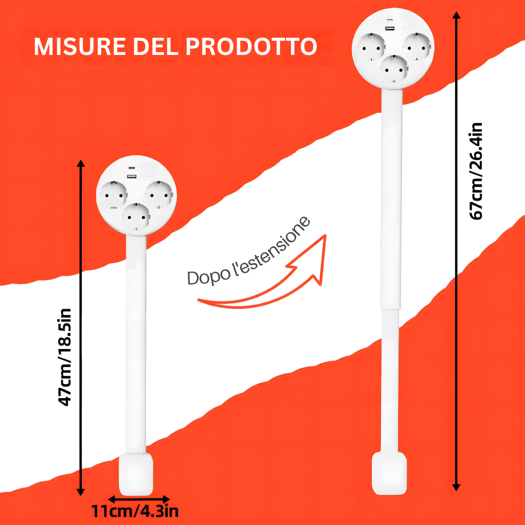 PowerReach | La toma extensible inteligente y elegante para un hogar moderno