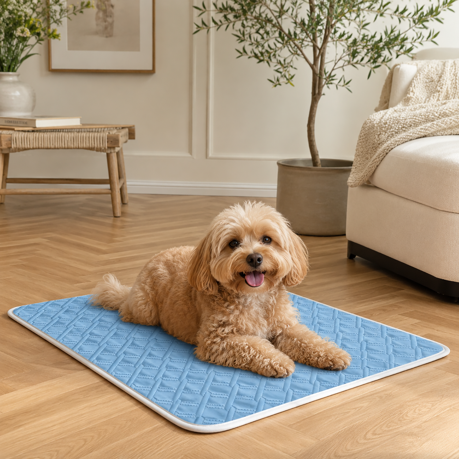 Cama enfriadora para perros lavable a máquina - ideal para días calurosos de verano