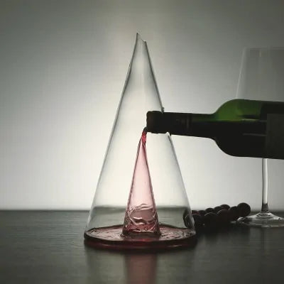PirámideCristal | Decantador de Vino Transparente