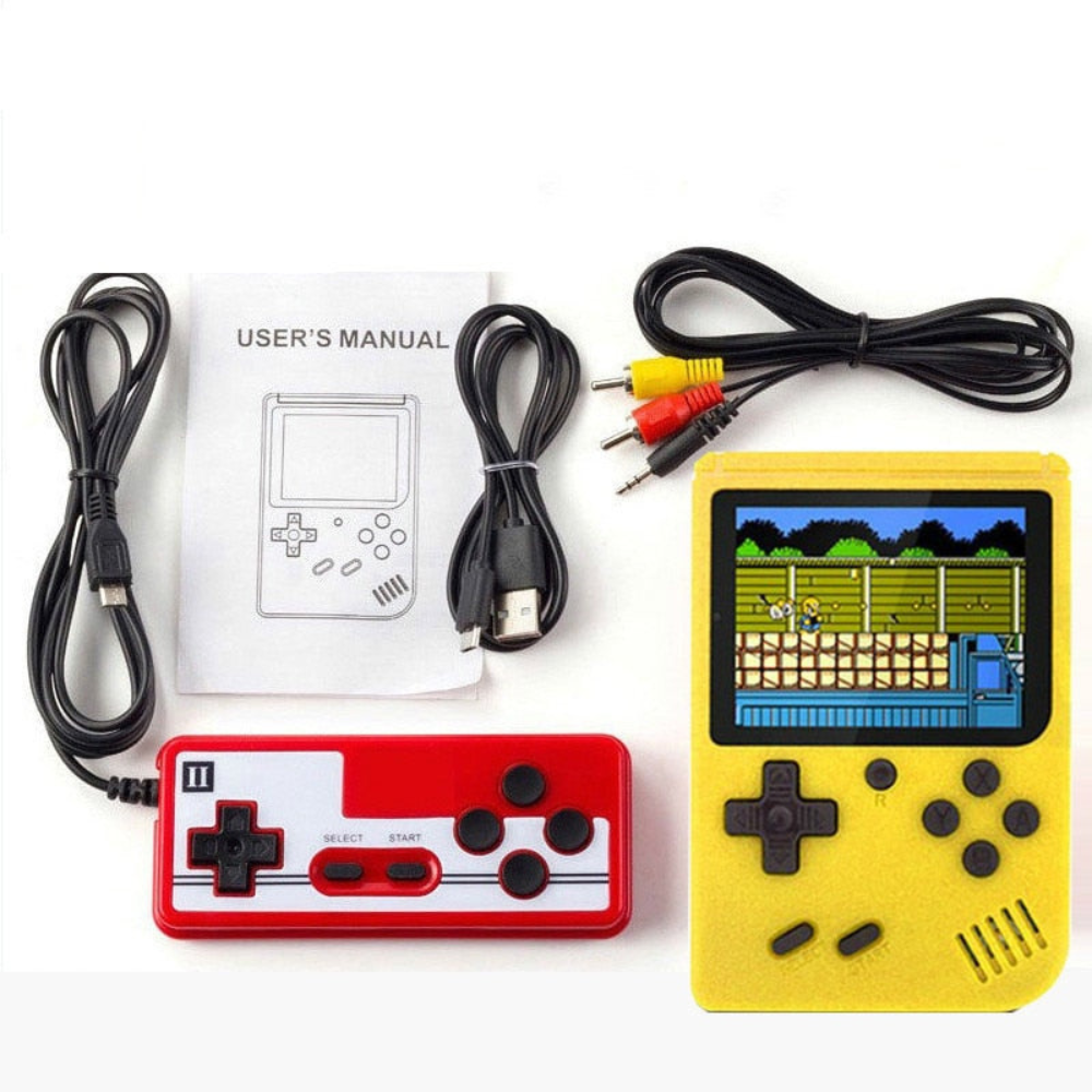 Consola de videojuegos portátil retro con 400 clásicos