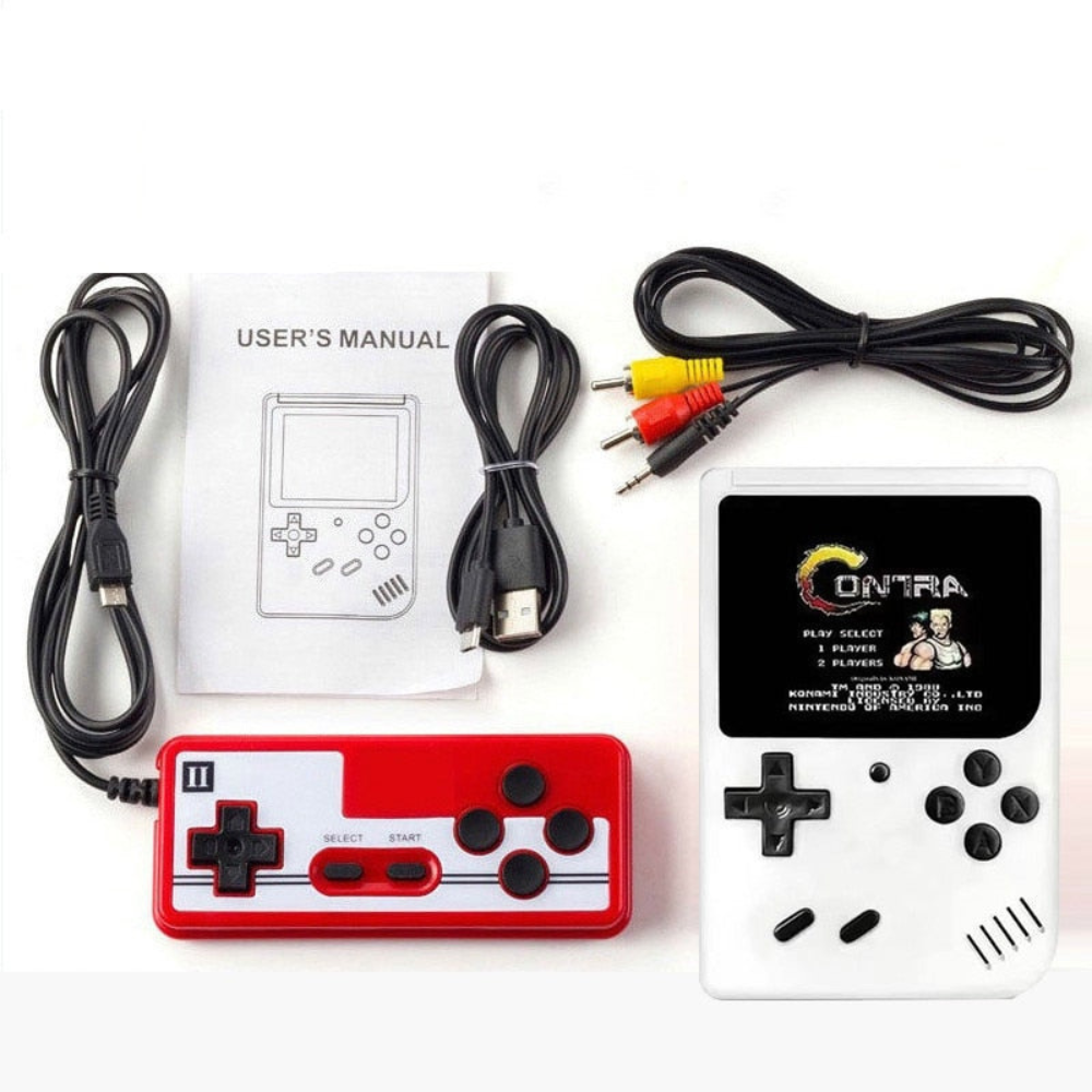 Consola de videojuegos portátil retro con 400 clásicos