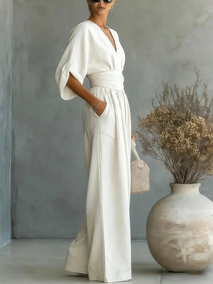 Mono para Mujer | Escote en V, Estilo Minimalista