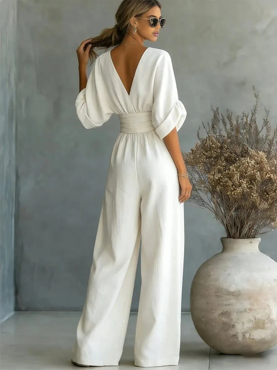 Mono para Mujer | Escote en V, Estilo Minimalista