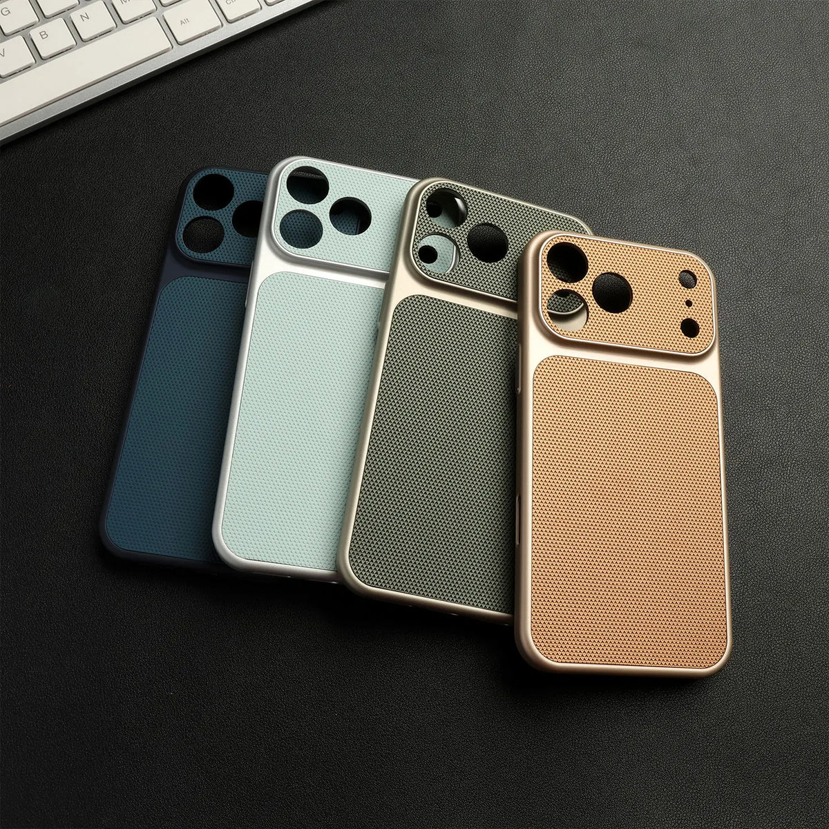 Funda de Piel Híbrida para iPhone Compatible con MagSafe