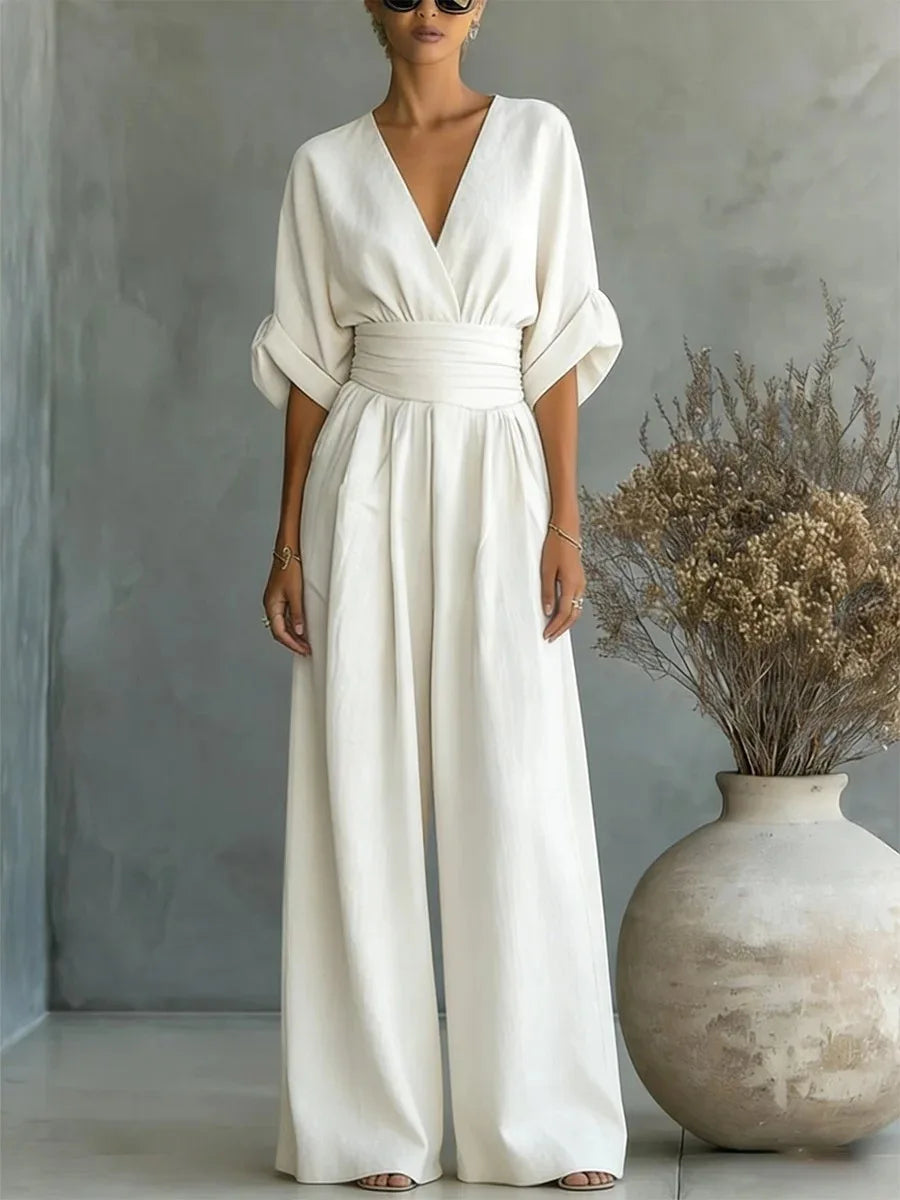 Mono para Mujer | Escote en V, Estilo Minimalista