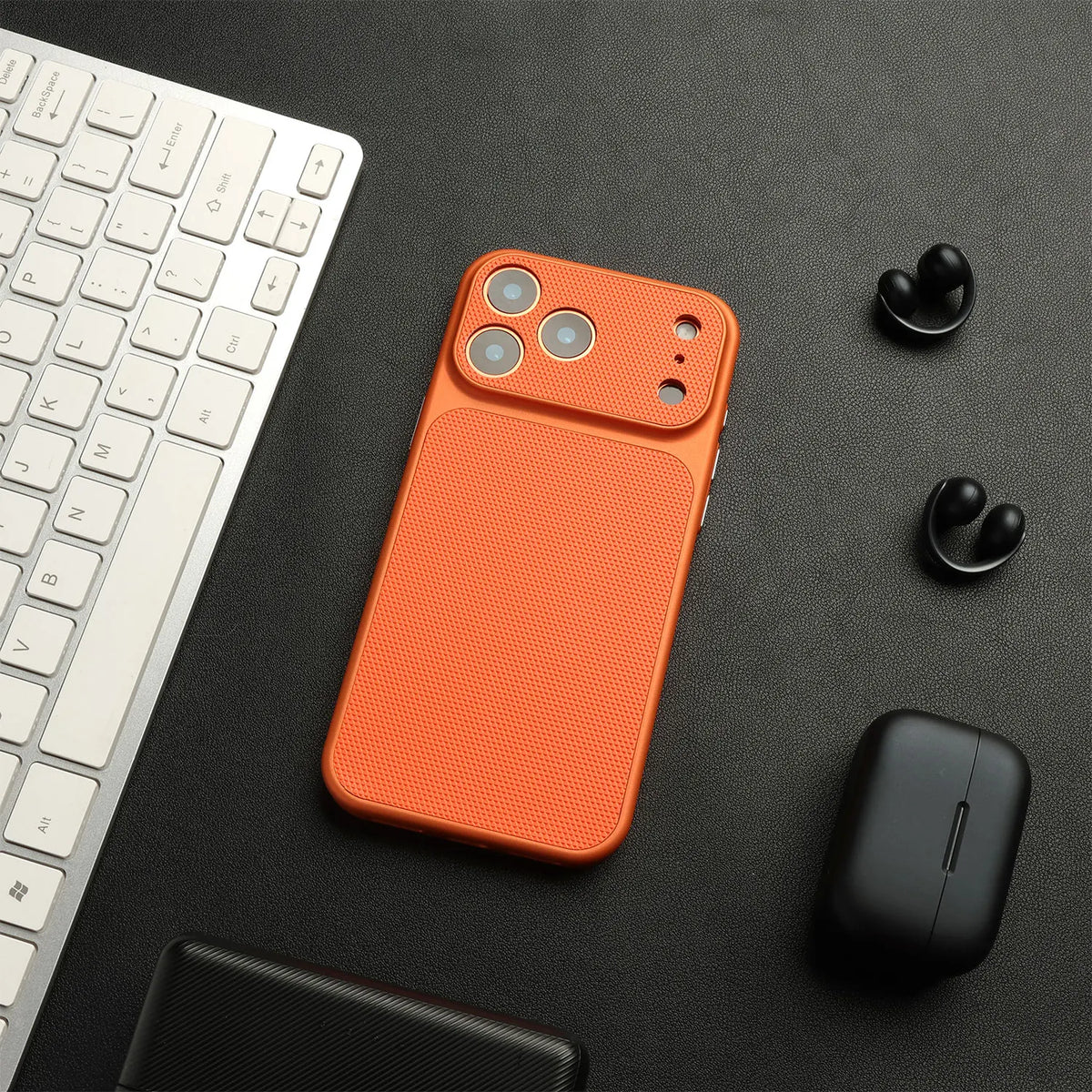 Funda de Piel Híbrida para iPhone Compatible con MagSafe