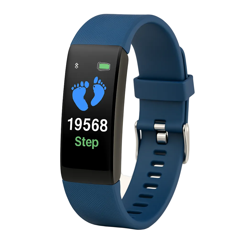 Smartwatch para Personas Mayores con Monitor de Frecuencia Cardíaca y Podómetro