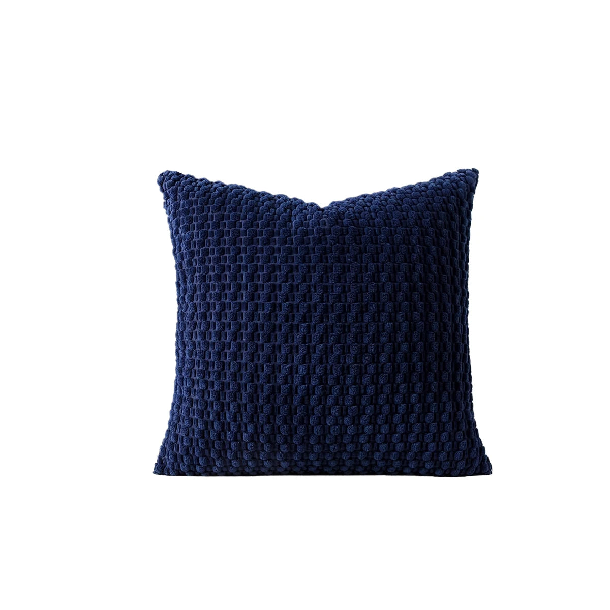 Housse de coussin en velours côtelé à rayures sur les deux faces pour canapé