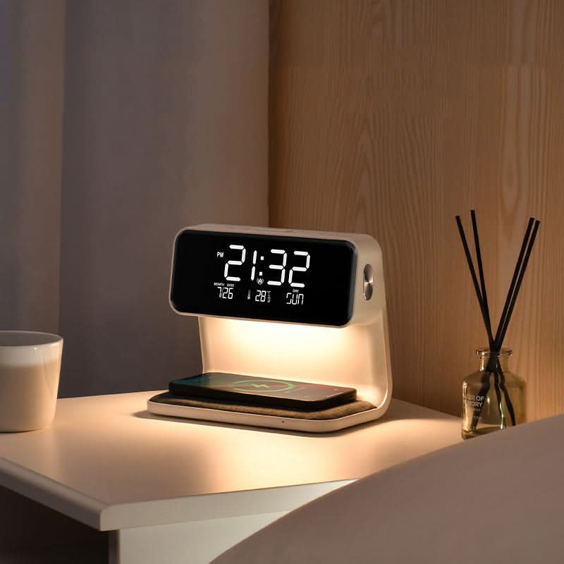 KlarBlick – Reloj despertador LCD claro con función de atenuación