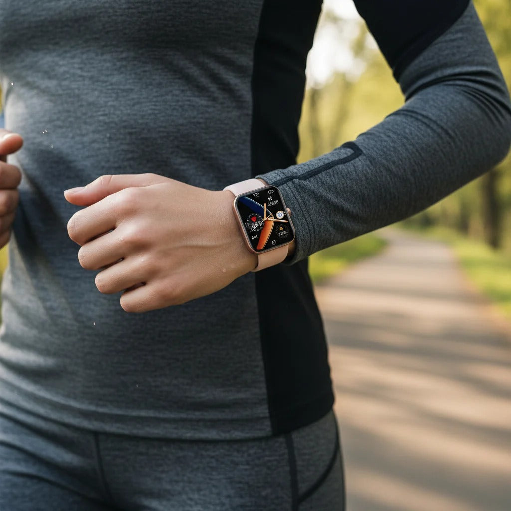 Smartwatch Deportivo con Monitor de Salud | Frecuencia Cardíaca, Sueño, Pasos y Notificaciones