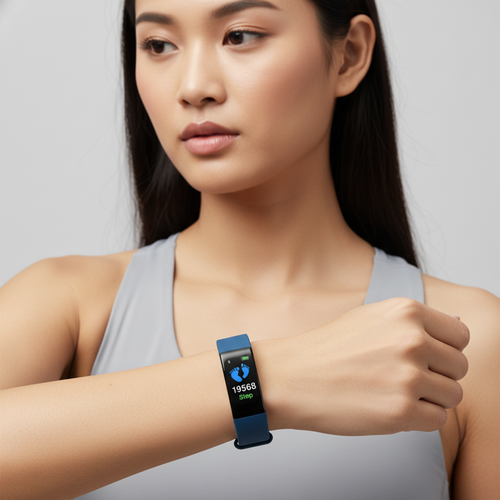 Reloj de Fitness para Personas Mayores de Silicona Impermeable