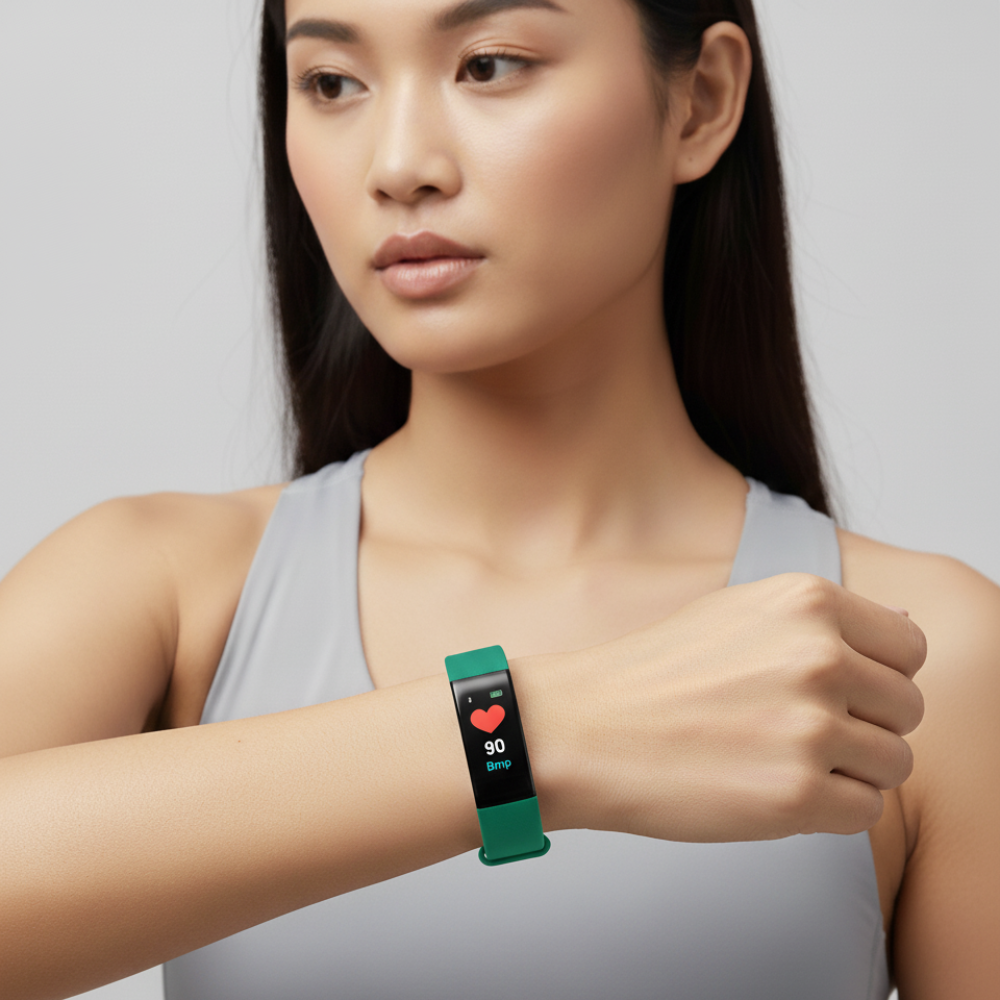Reloj de Fitness para Personas Mayores de Silicona Impermeable