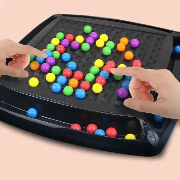 Jeu de stratégie de société avec 80 billes colorées pour toute la famille