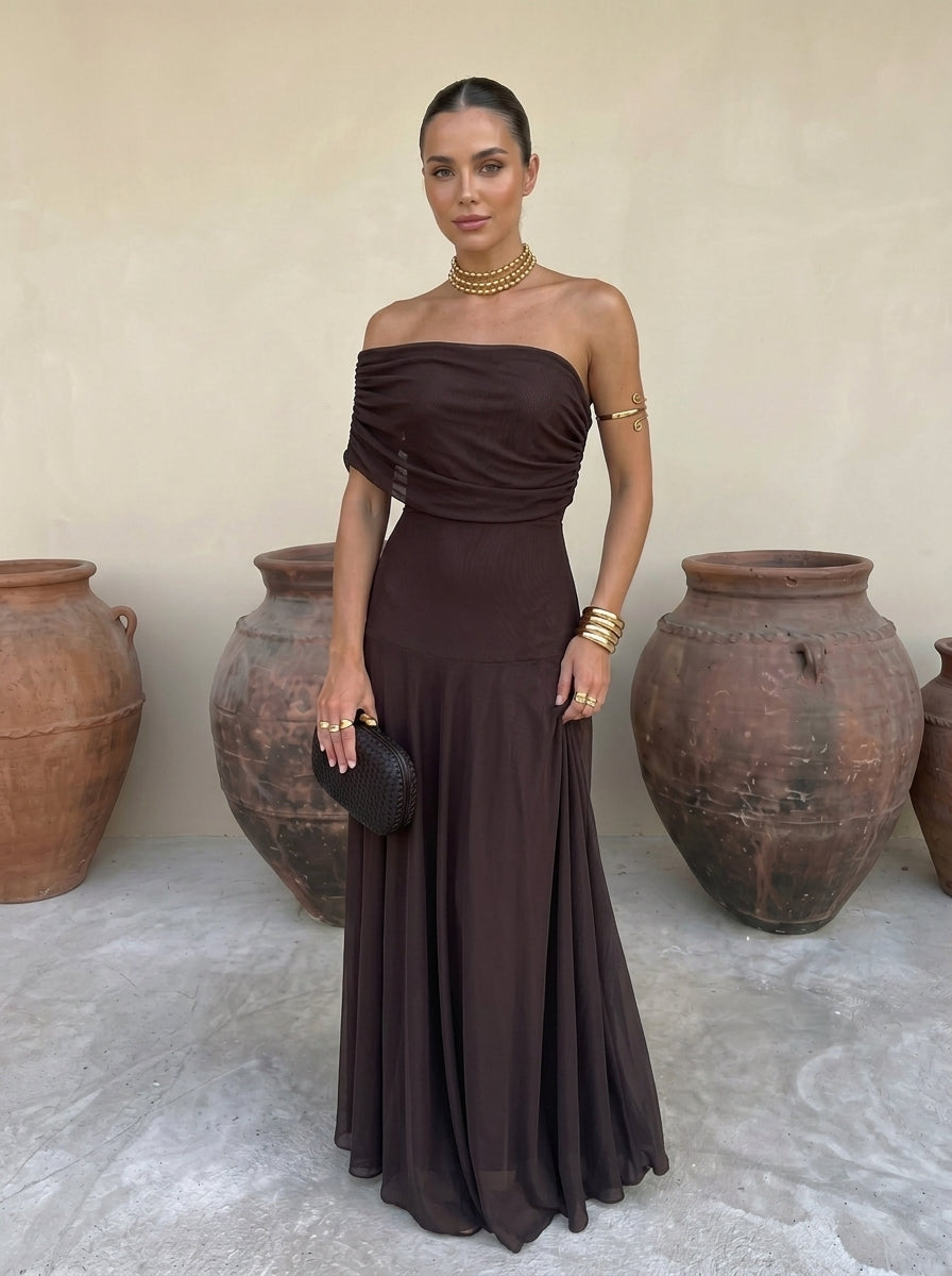 Vestido Valencia Maxi sin Tirantes