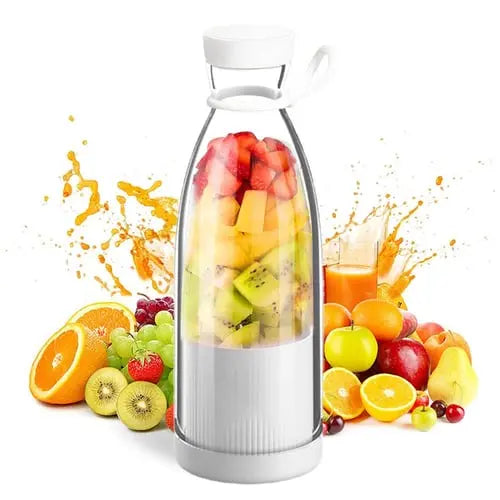 Batidora Portátil Inalámbrica para Smoothies con Batería USB y Cuchillas de Acero Inoxidable