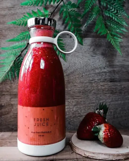 Batidora Portátil Inalámbrica para Smoothies con Batería USB y Cuchillas de Acero Inoxidable